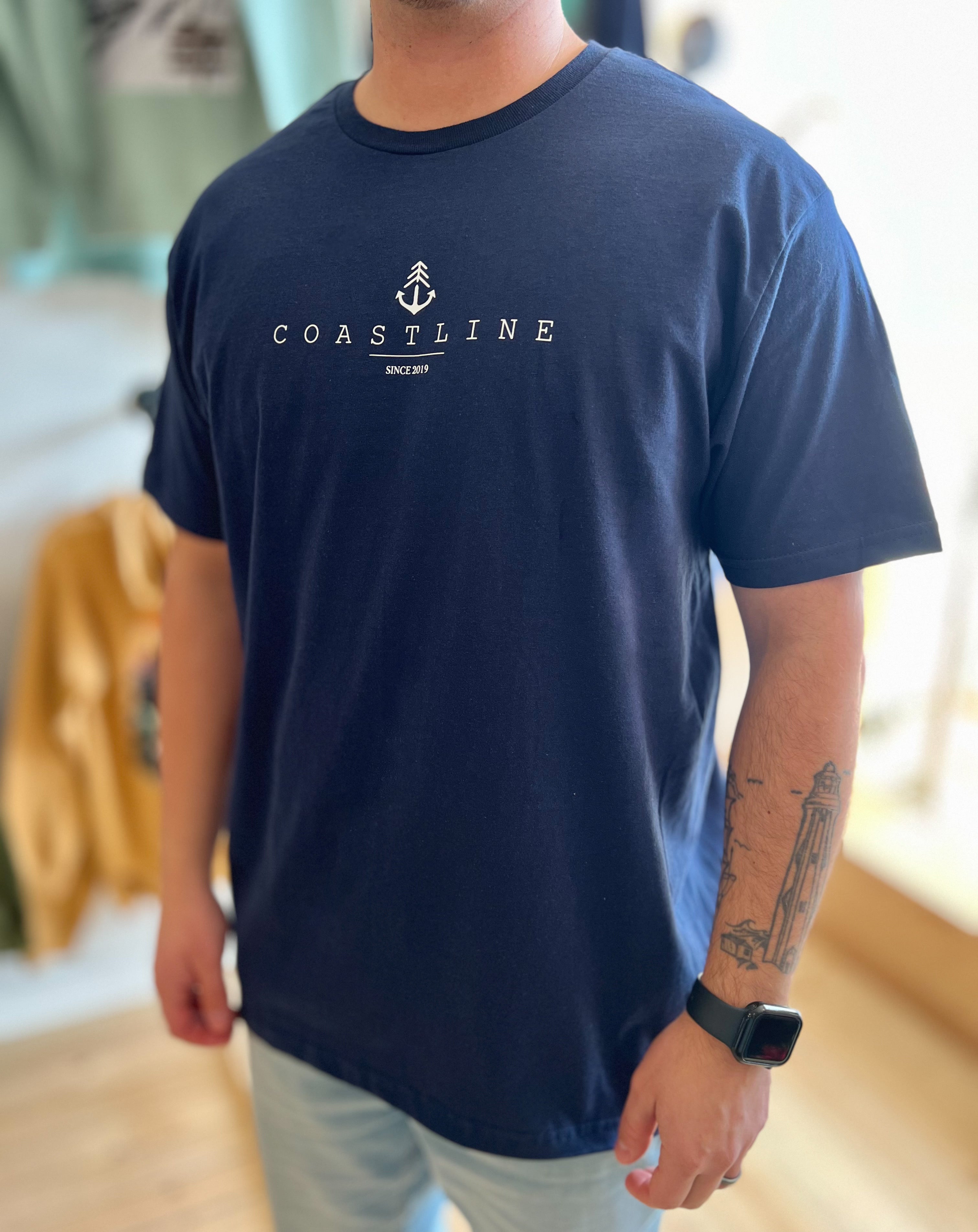 T-shirt De Course Graphique Bleu "Size Does Matter" - Taille M - Occasion Très Bon état