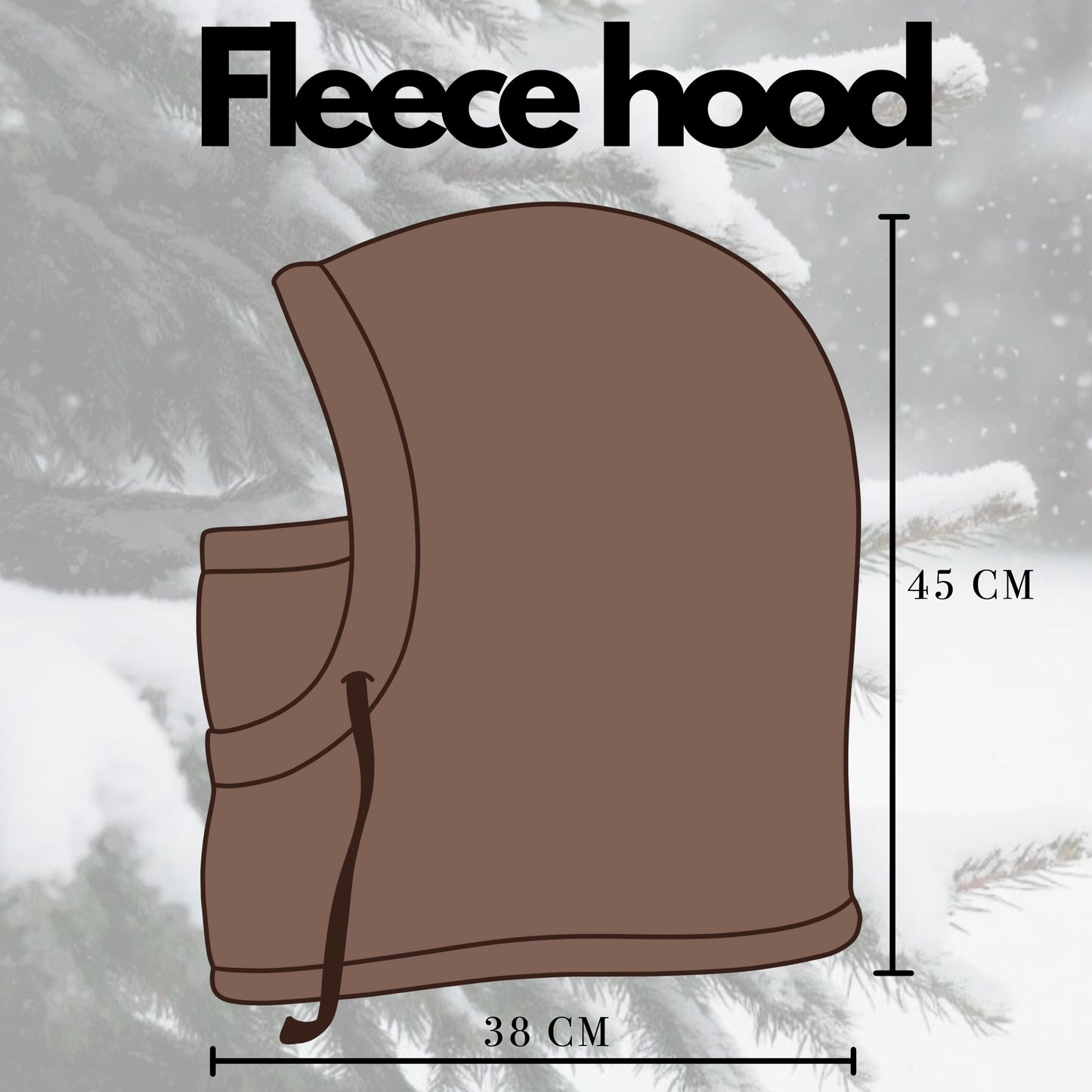 Fleece hood