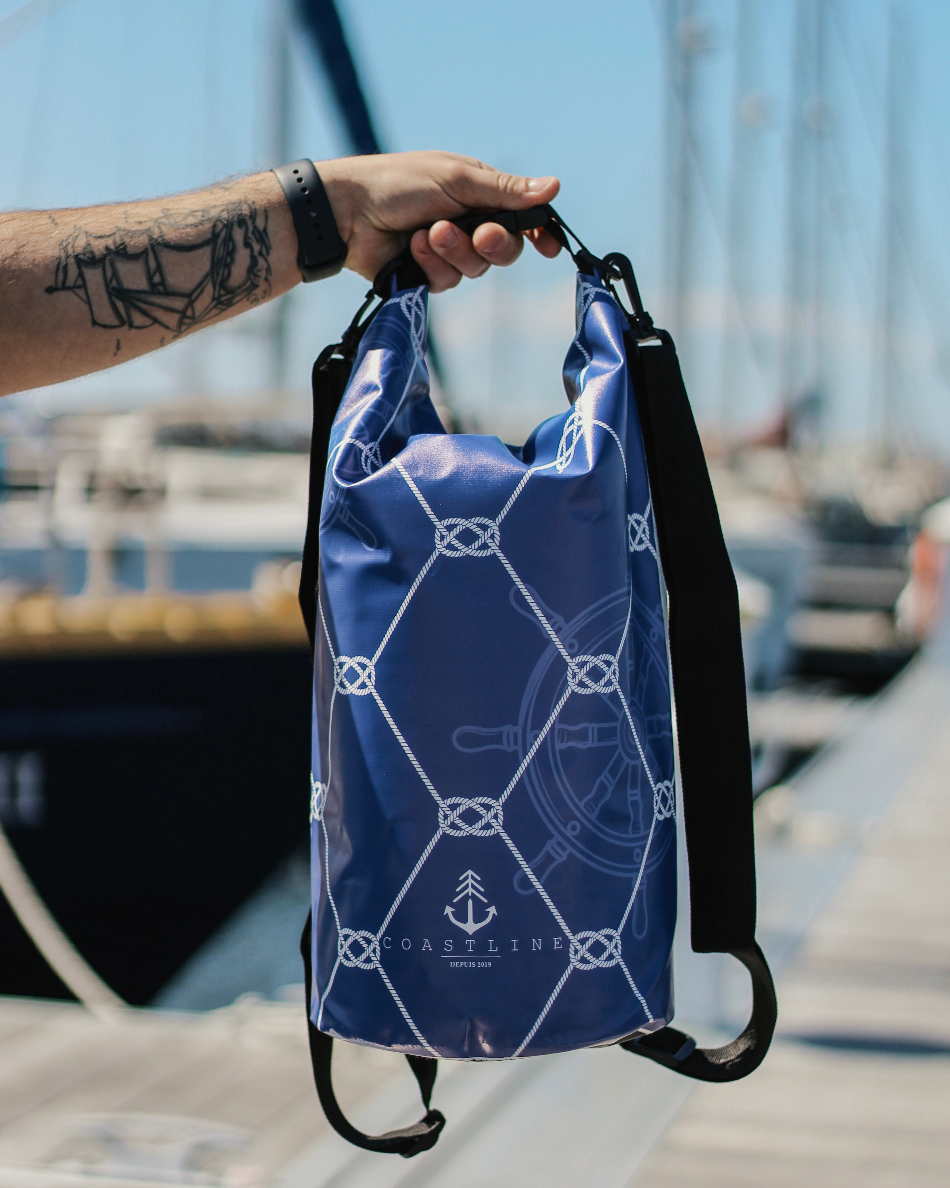 Djowyh Sac À Cordon Étanche, Paire De Sacs Imperméables À Cordon, Pochette De Voyage Anti-Poussière à Serrage Pour Sport, Maillot De Bain, Cosmétiques, Salle De Bain, Camping, Plage, Piscine