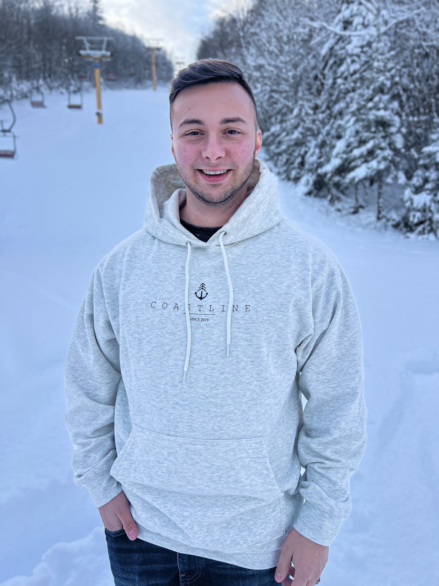 Classic unisex hoodie - White