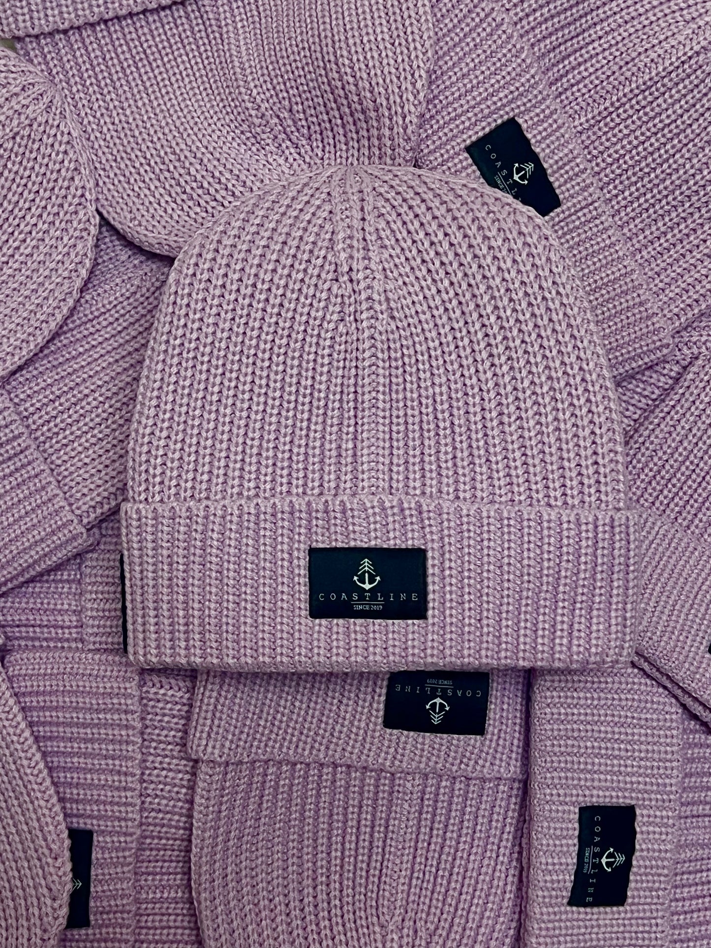Tuque en tricot - Lavande