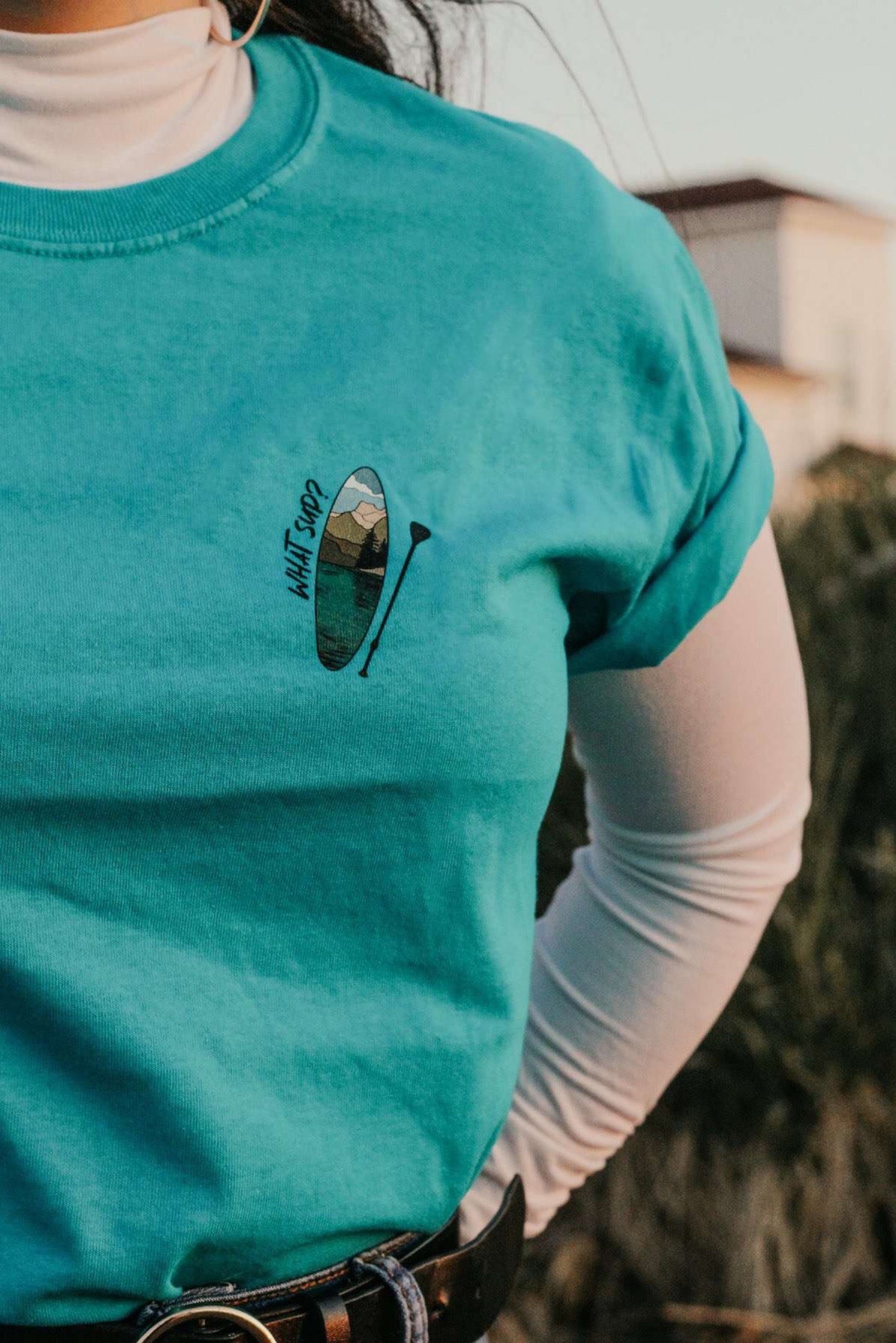 T-shirt What Sup? - Teal