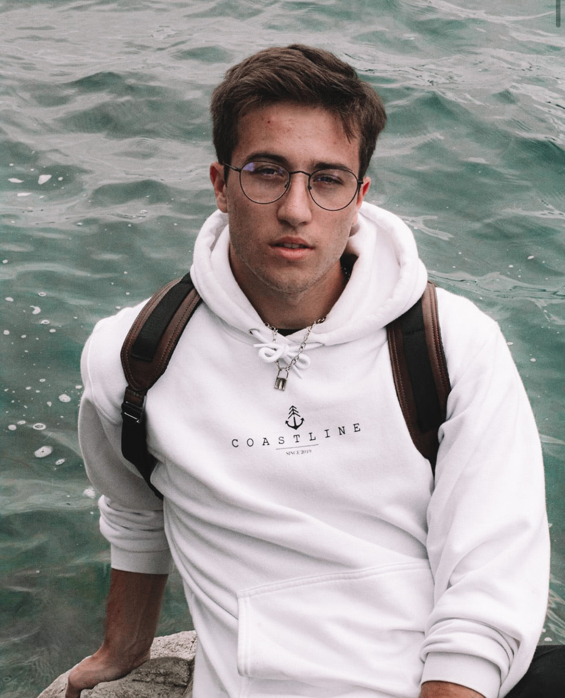 Classic unisex hoodie - White