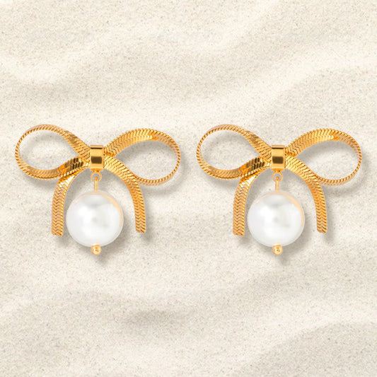 Boucles d’oreilles - Perle coquette