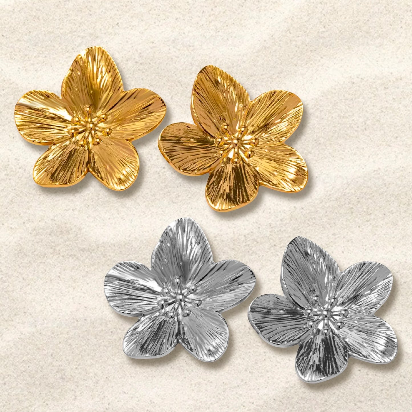 Boucles d’oreilles - Hibiscus