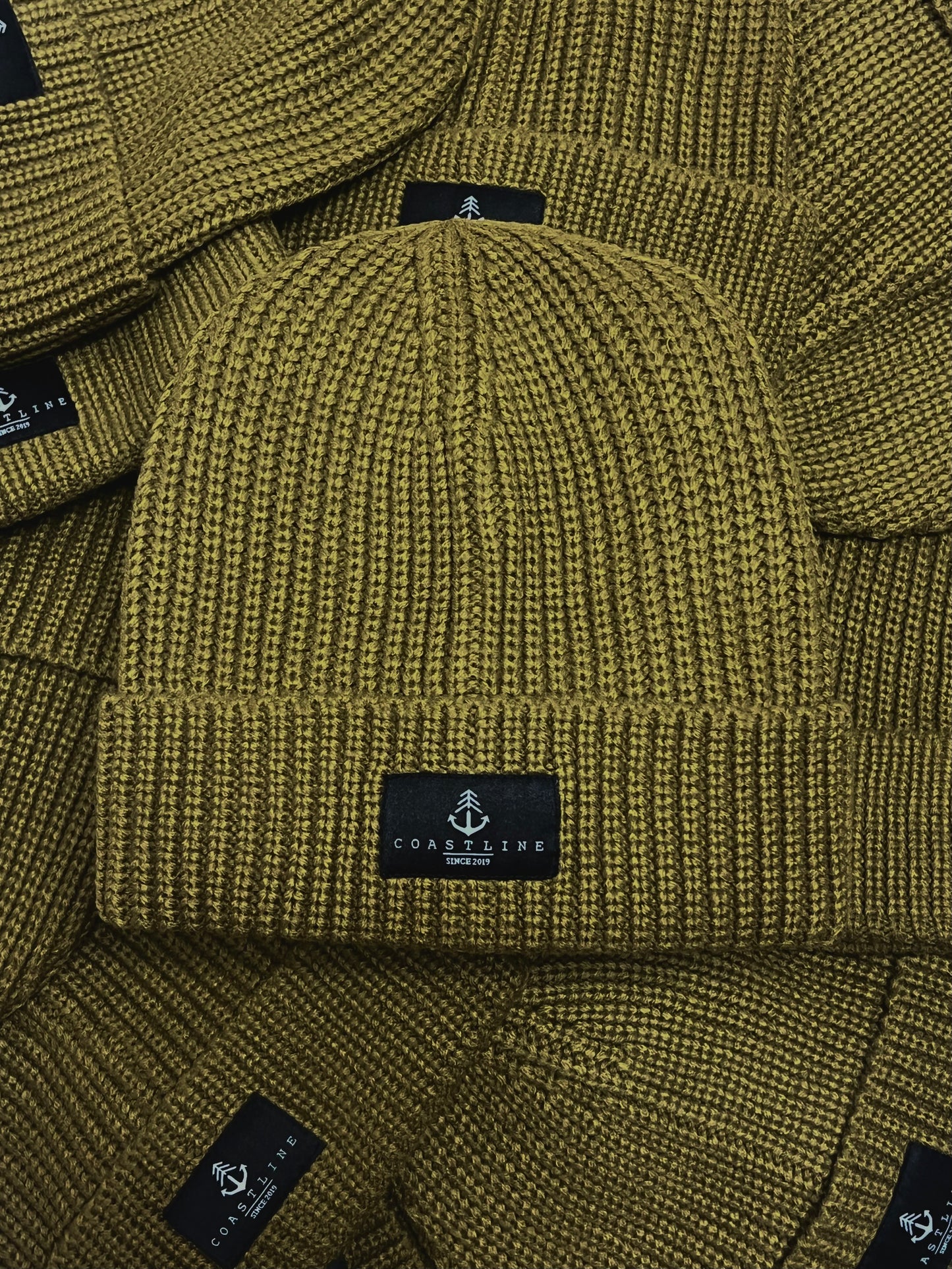 Tuque en tricot - Olive