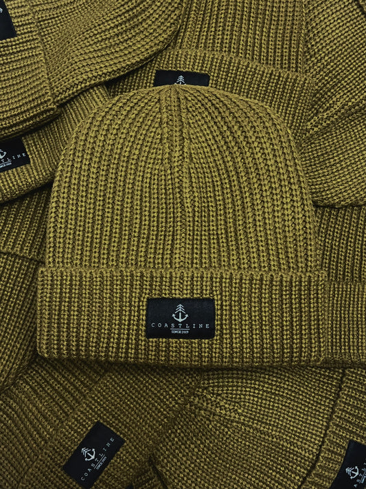 Tuque en tricot - Olive