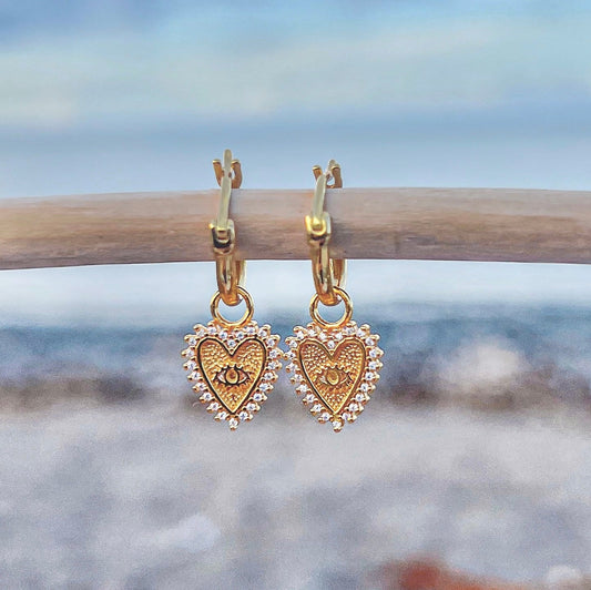 Boucles d’oreilles - Coeur Vintage