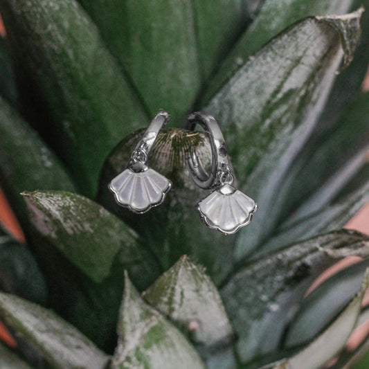 Boucles d’oreilles - White Shell