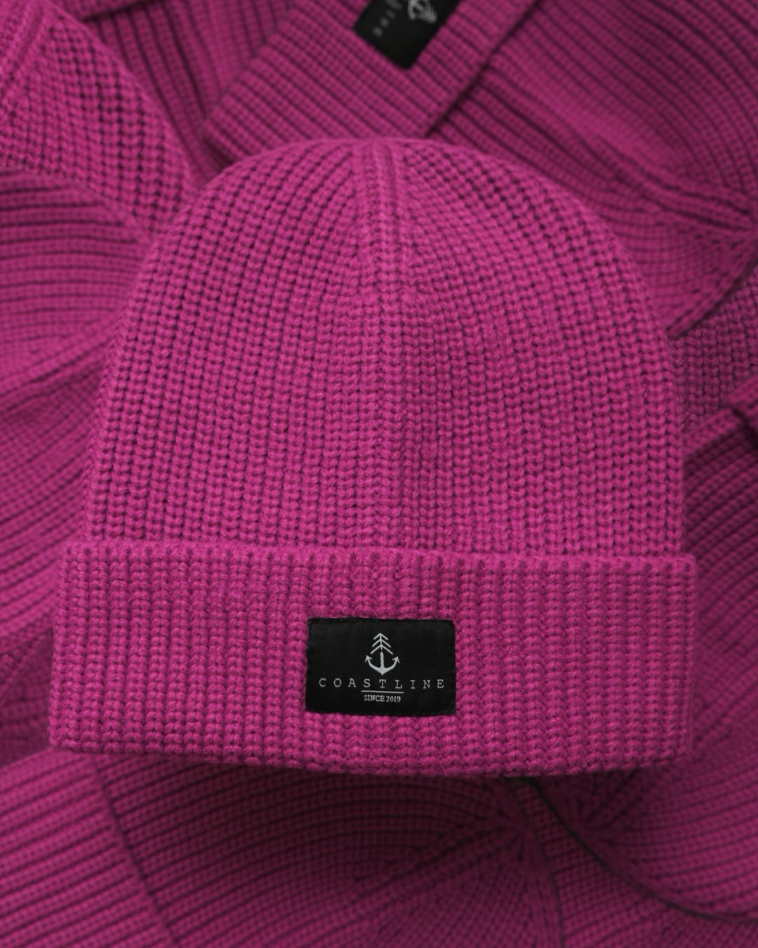 Tuque en tricot - Fushia