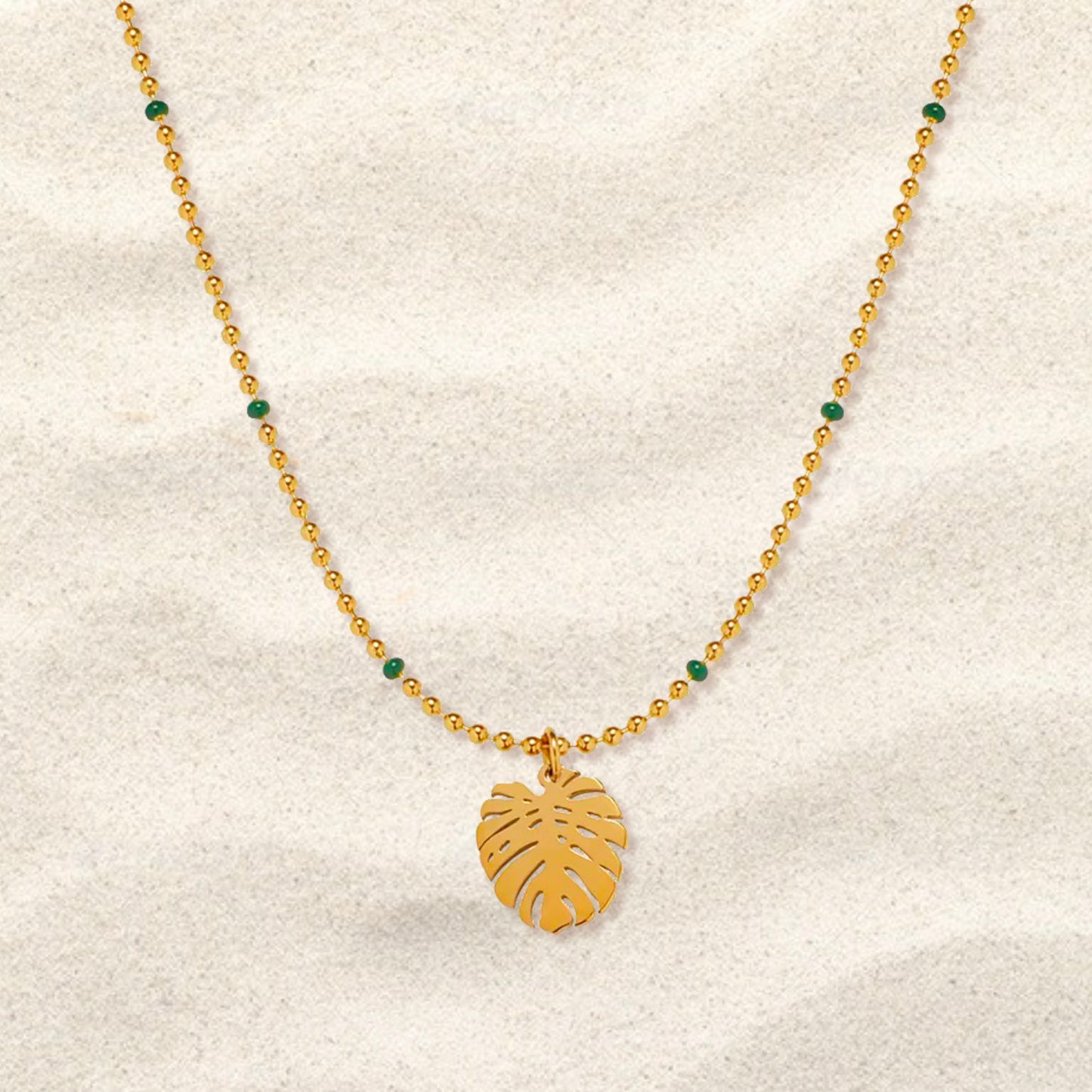 Collier - Monstera