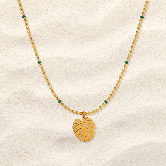 Collier - Monstera