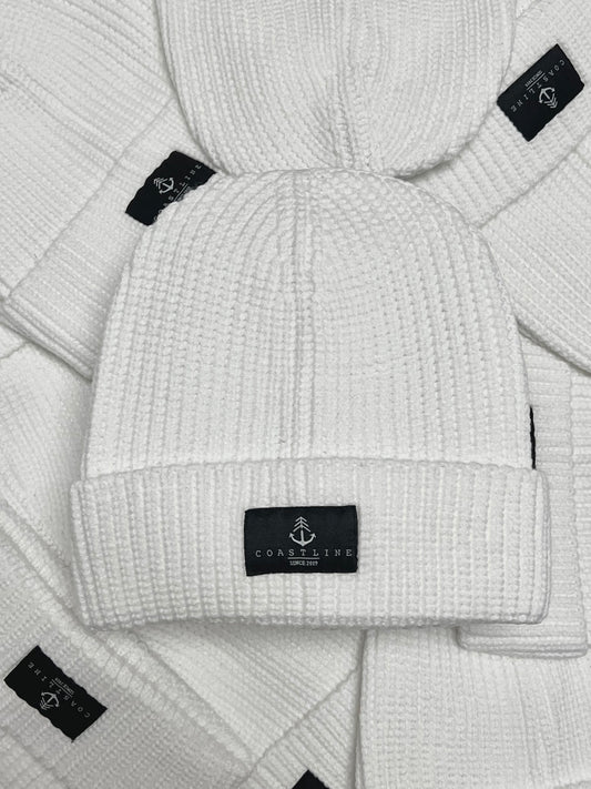 Tuque en tricot - Blanche