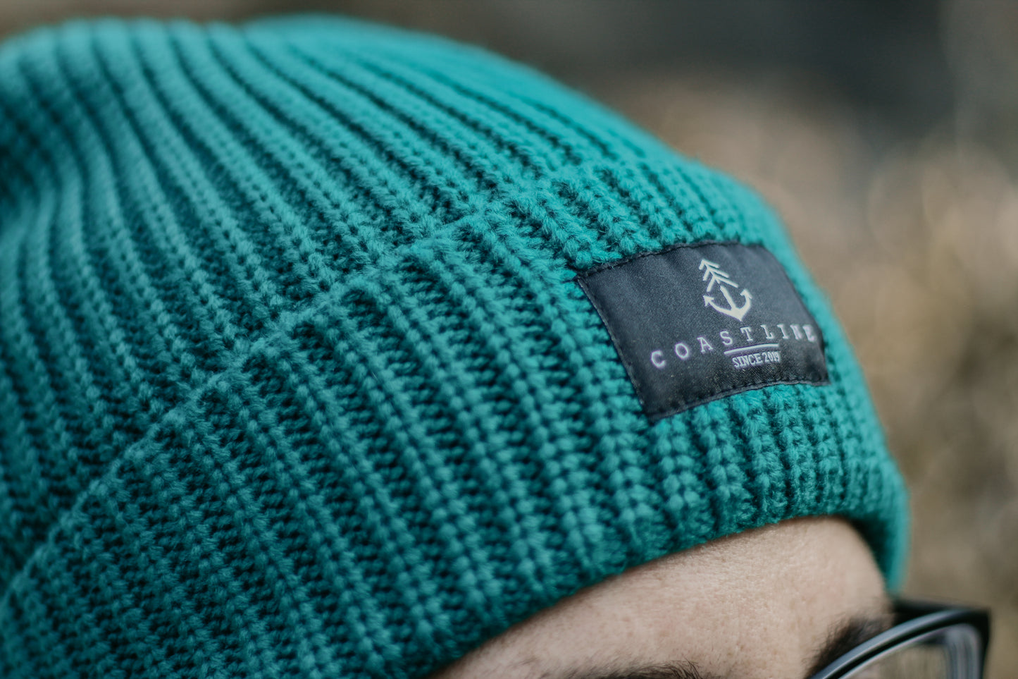 Tuque en tricot - Teal