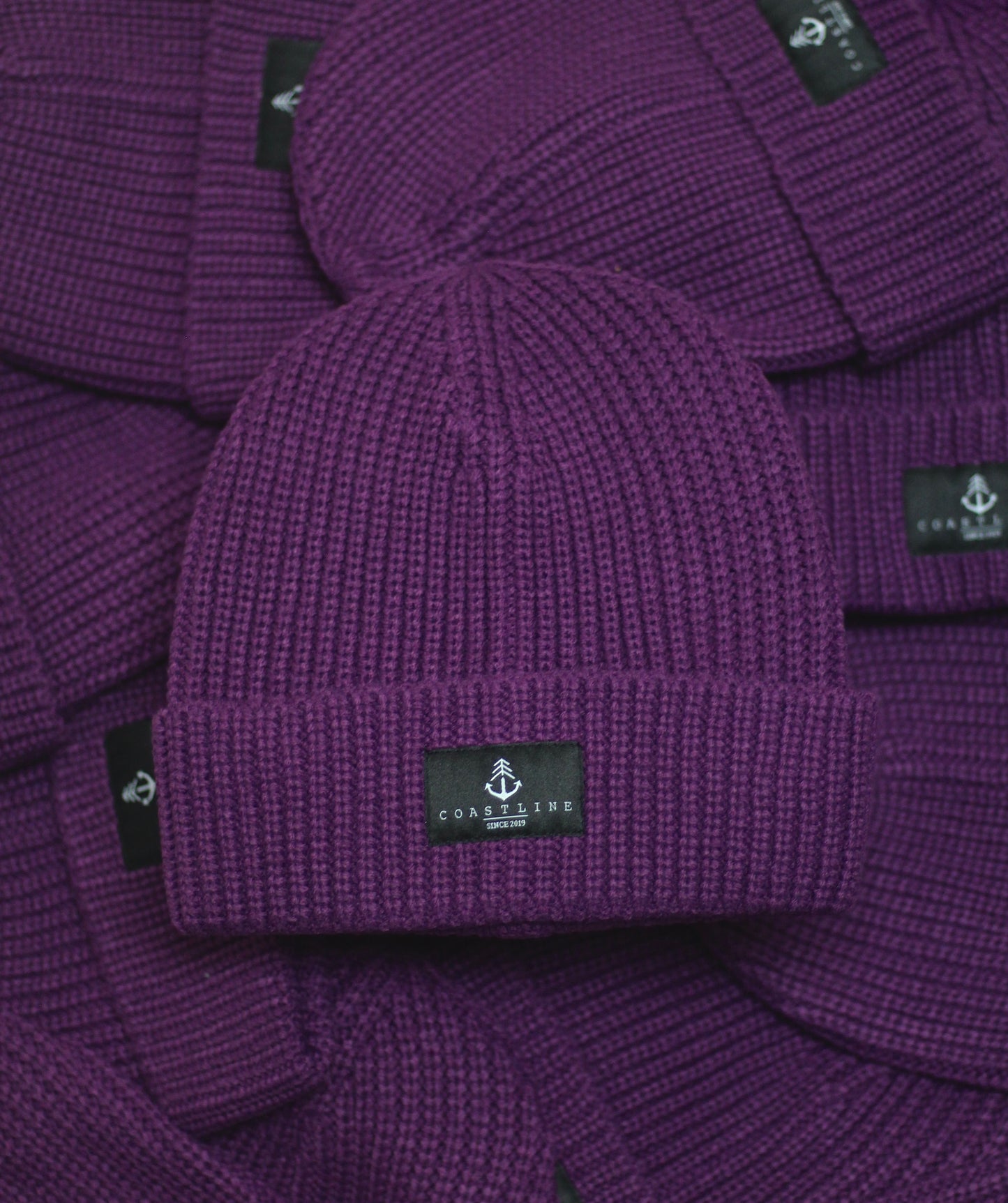 Tuque en tricot - Mauve