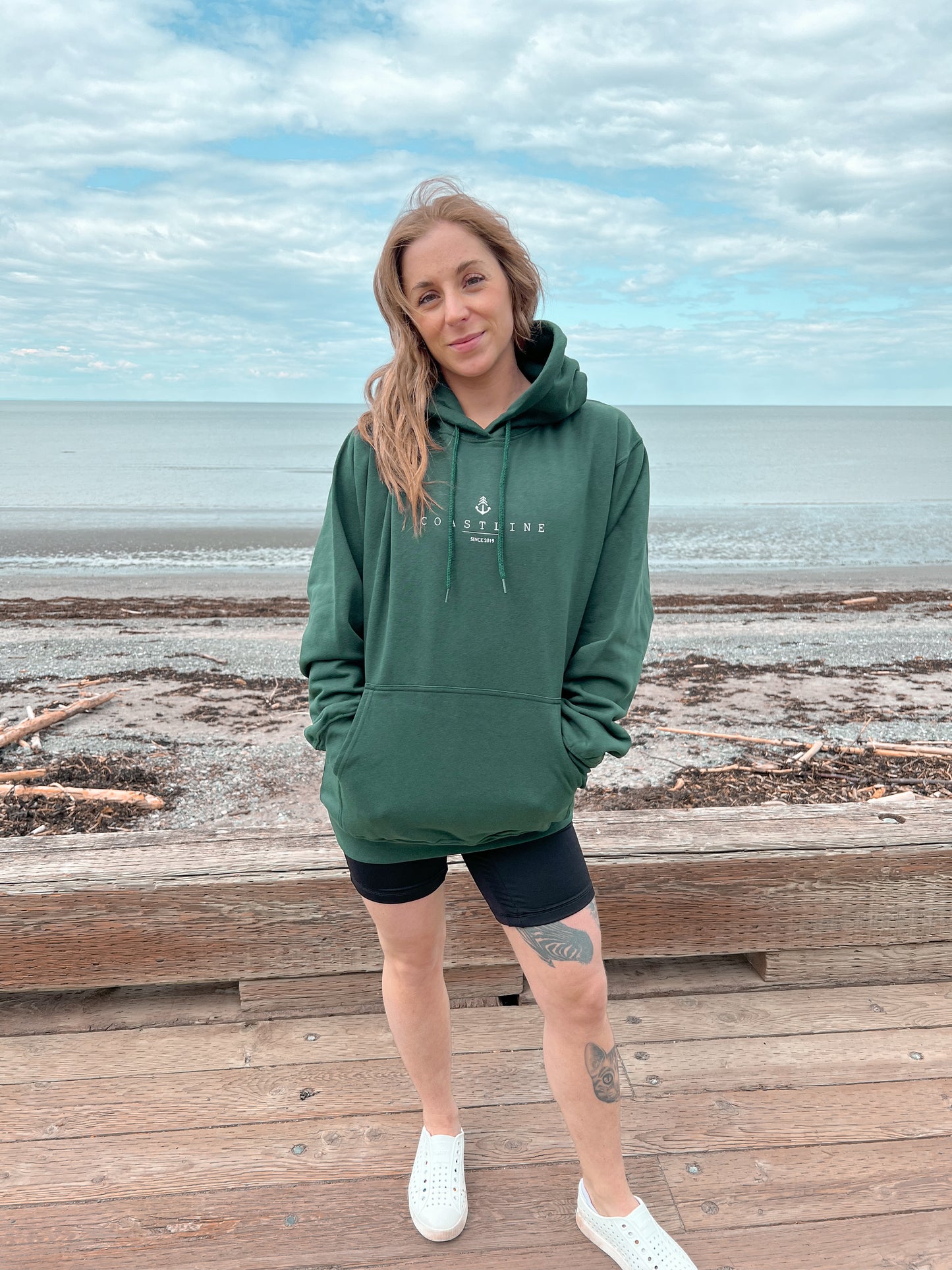 Classic unisex hoodie - Forest green