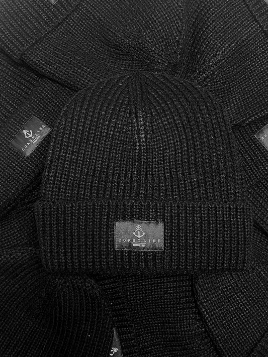Tuque en tricot - Noire