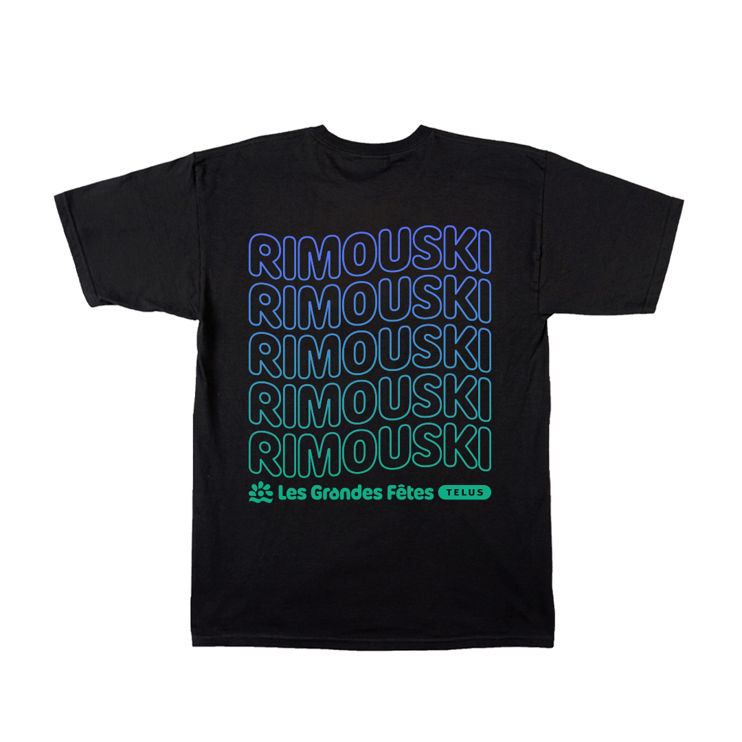 T-shirt Grandes Fêtes TELUS - Noir