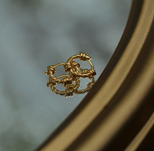Boucles d’oreilles - Barbelées