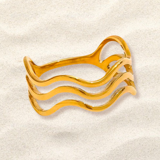 Bague - Triple Wave