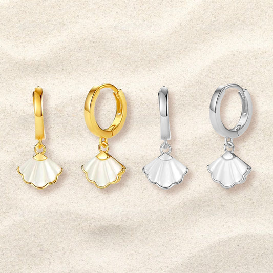 Boucles d’oreilles - White Shell