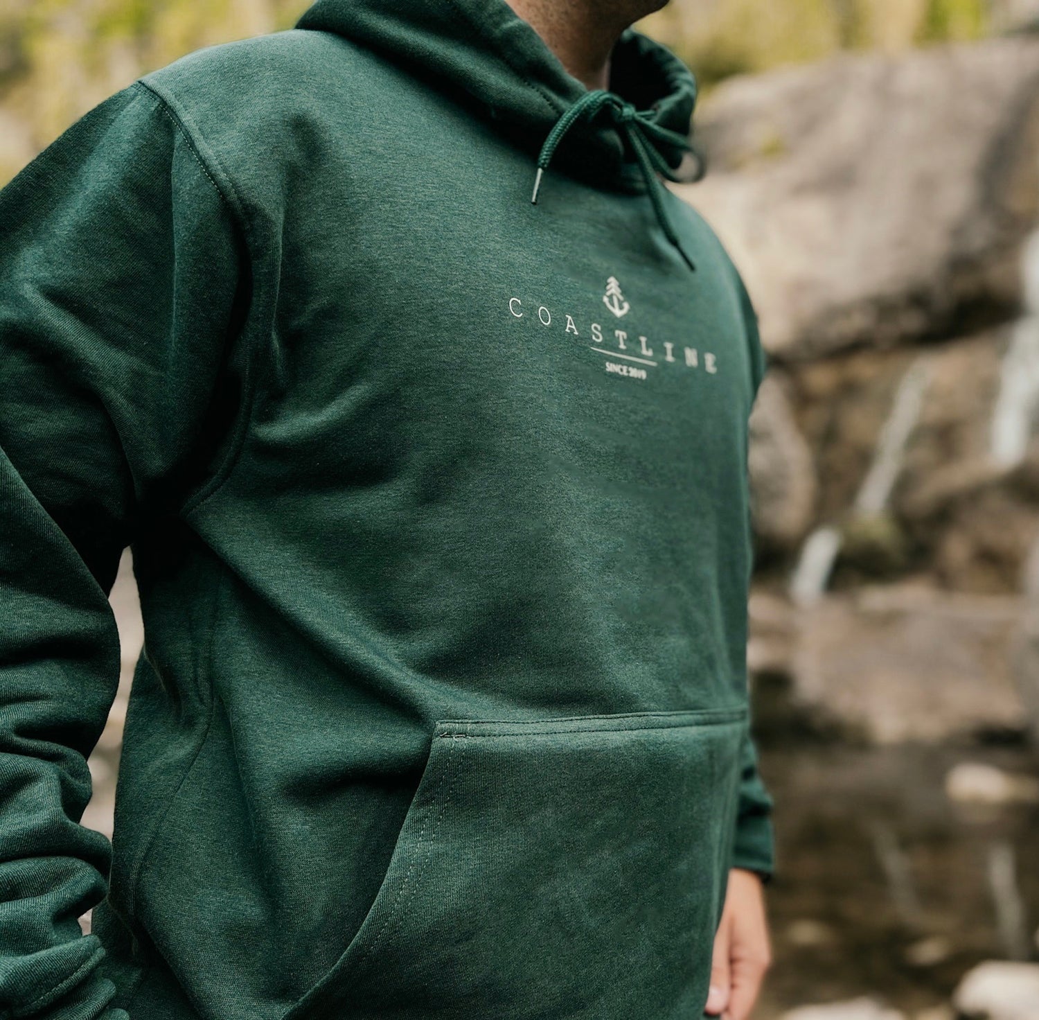 Classic unisex hoodie Forest green – Boutique Coastline