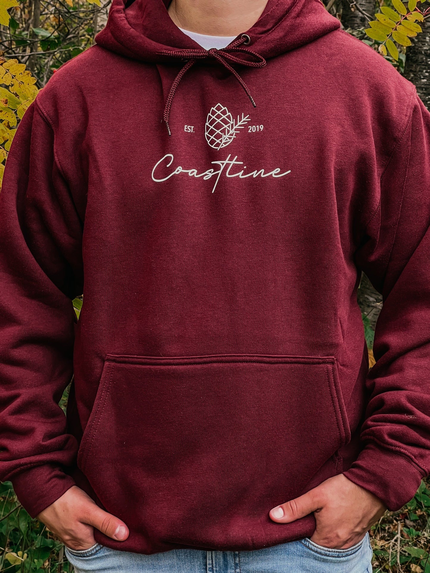 Coastpine hoodie - Burgundy